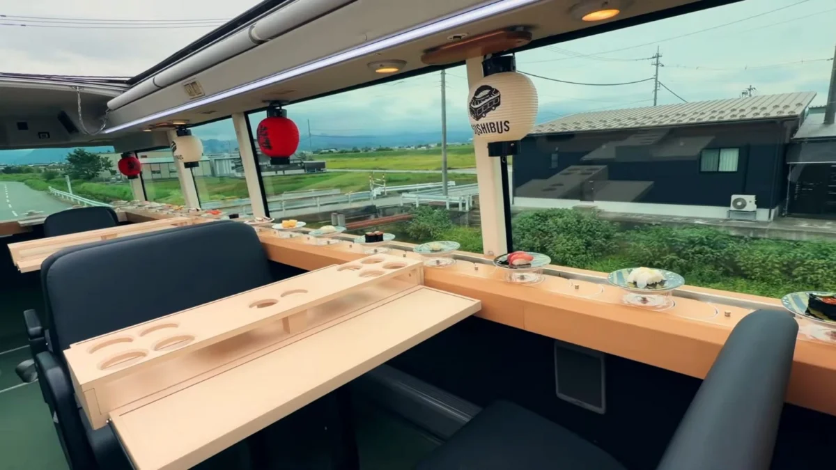 Dining on the Move: The World’s First Conveyor-Belt Sushi Bus Set to Revolutionize Tokyo Tourism