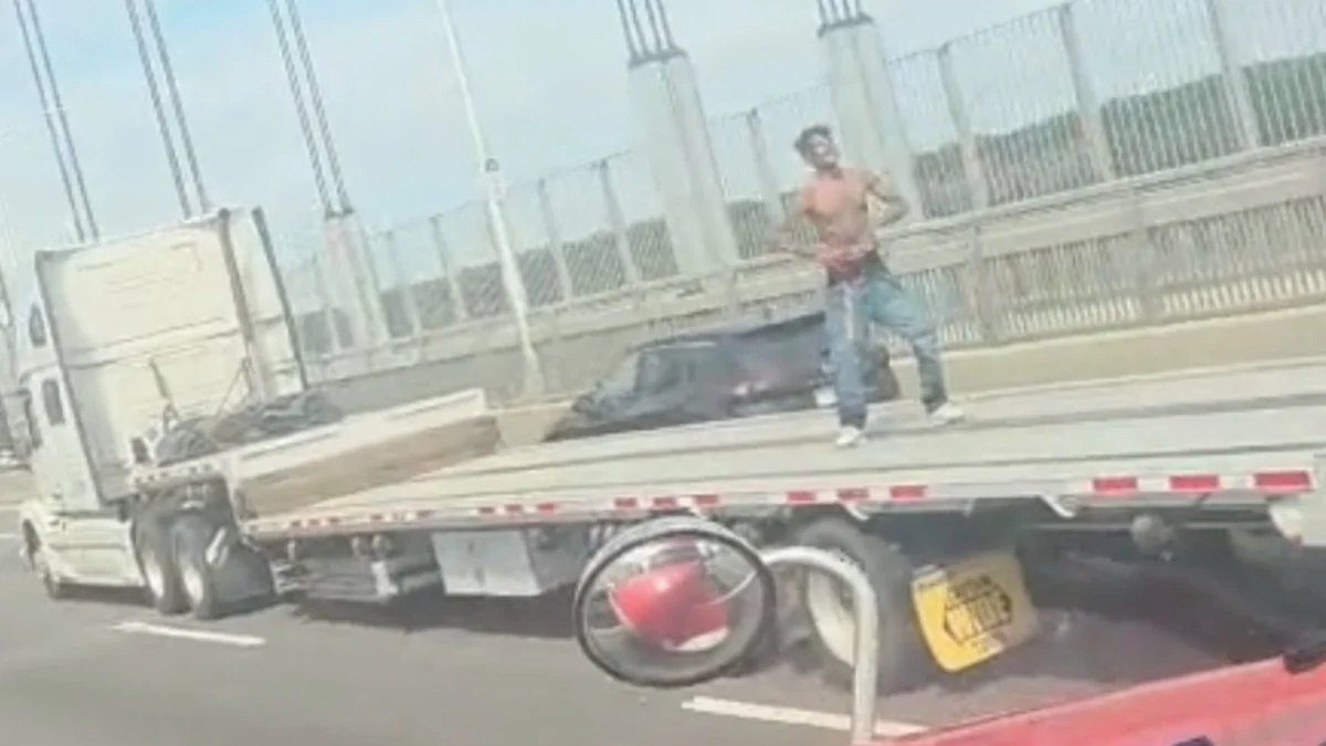 Reckless Viral Stunt: Man Arrested After Dancing on Moving Semi-Trailer Across George Washington Bridge