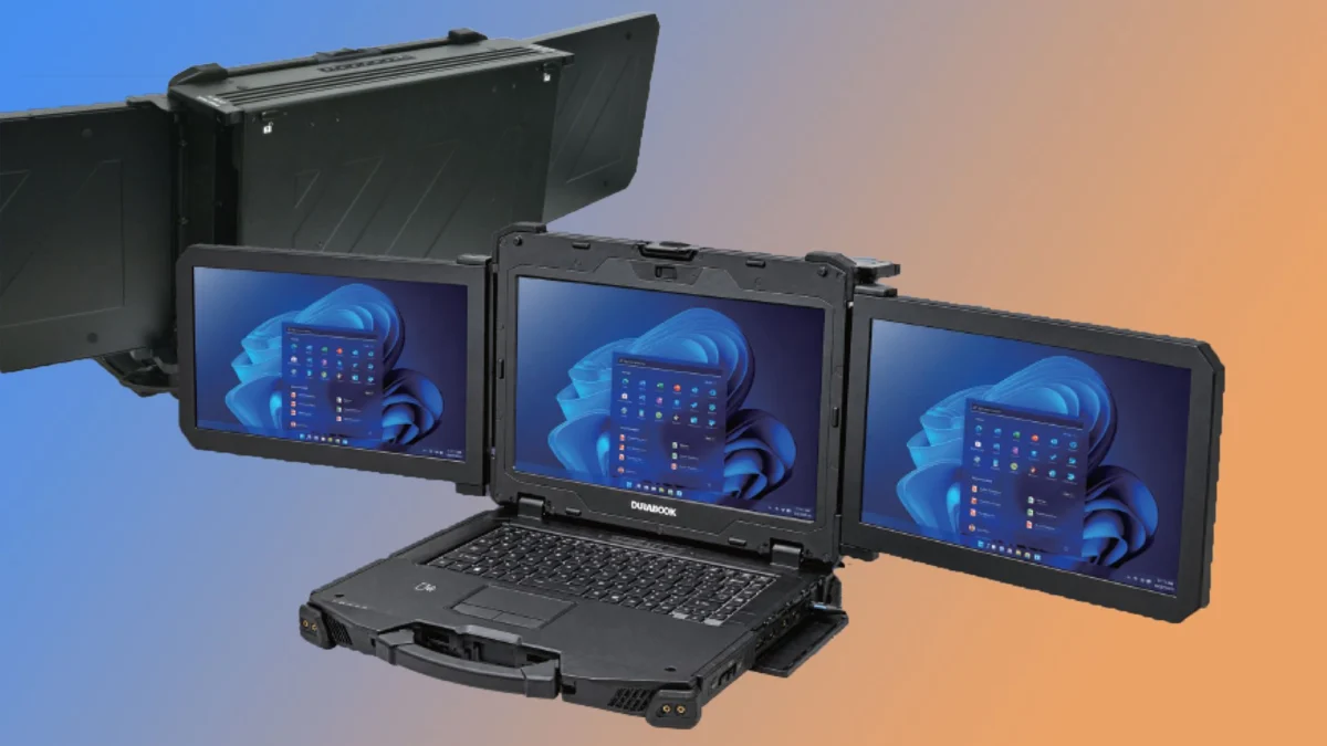 The Triple-Screen Titan: Durabook Unveils the Z14I-DX3 Rugged Workstation